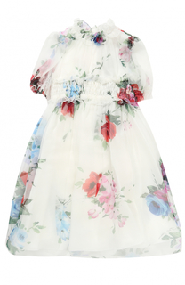 Комплект из шелкового платья-макси с трусами Dolce &amp; Gabbana