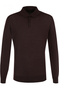 Шерстяное поло с длинными рукавами Ermenegildo Zegna