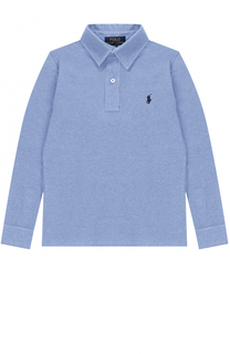 Хлопковое поло с длинными рукавами Polo Ralph Lauren