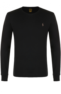 Хлопковый лонгслив с круглым вырезом Polo Ralph Lauren