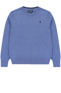 Пуловер из хлопка с логотипом бренда Polo Ralph Lauren