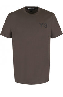 Хлопковая футболка с круглым вырезом Y-3