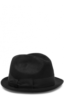 Фетровая шляпа с лентой Giorgio Armani