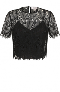 Кружевной топ с круглым вырезом Diane Von Furstenberg