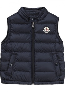 Пуховый жилет на молнии Moncler Enfant