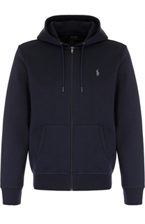 Хлопковая толстовка на молнии с капюшоном Polo Ralph Lauren