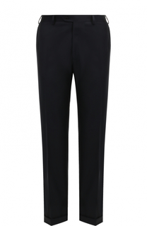Шерстяные брюки прямого кроя Brioni