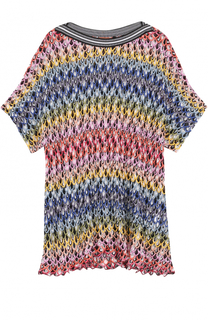 Мини-туника с вырезом-лодочка Missoni