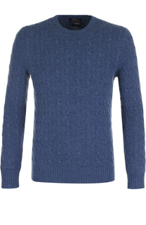 Кашемировый джемпер фактурной вязки Polo Ralph Lauren