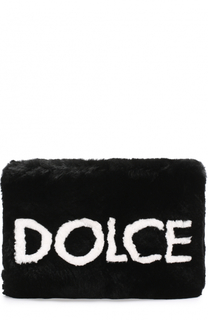 Клатч Cleo из меха кролика Dolce &amp; Gabbana