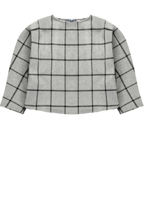 Топ прямого кроя в клетку Il Gufo