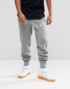 Серые джоггеры из флиса Nike Jordan Flight 823071-091 - Серый