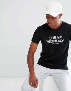 Футболка с логотипом Cheap Monday - Черный