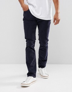 Синие вельветовые джинсы узкого кроя Levis 511 - Синий