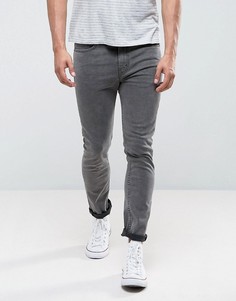 Серые выбеленные джинсы скинни Levis 510 - Серый