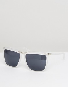 Солнцезащитные очки с квадратной оправой AJ Morgan - Кремовый