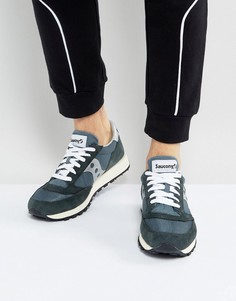 Темно-синие кроссовки в винтажном стиле Saucony Jazz Original S70368-4 - Темно-синий