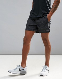 Спортивные шорты из быстросохнущей ткани с принтом Jack & Jones Tech - Черный