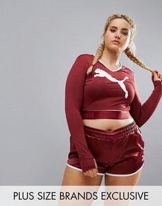 Кроп-топ Puma эксклюзивно для ASOS Plus - Красный