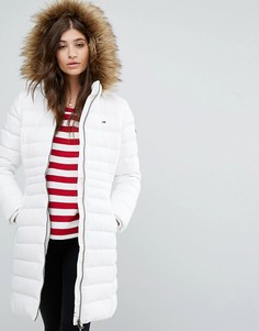 Дутое пальто Tommy Hilfiger Denim - Белый