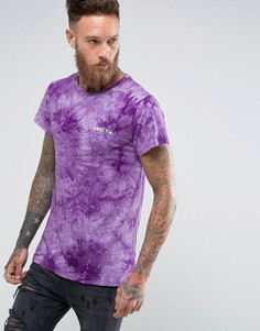 Оверсайз-футболка с принтом тай-дай Roadies of 66 - Фиолетовый