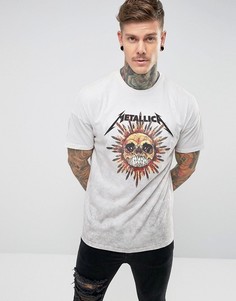 Оверсайз-футболка с надписью Metallica принтом тай-дай ASOS - Мульти