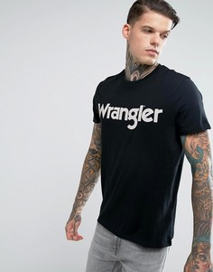Футболка с логотипом Wrangler - Черный