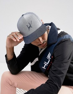 Бейсболка с логотипом HUF - Темно-синий