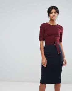 Платье из понте Ted Baker - Темно-синий