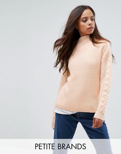 Vero Moda Petite Side Stitch Jumper - Кремовый