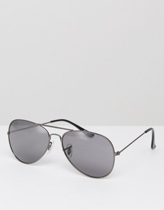 Черные солнцезащитные очки-авиаторы Burton Menswear - Черный