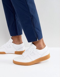 Белые кроссовки на резиновой подошве Reebok Club Workout BS6205 - Белый