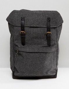 Серый твидовый рюкзак ASOS - Серый