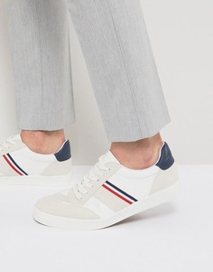 Кроссовки в стиле ретро с махровой подкладкой ASOS - Белый