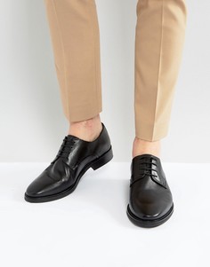 Кожаные туфли Walk London Heathcliff - Черный