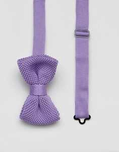 Вязаный галстук-бабочка 7X - Фиолетовый