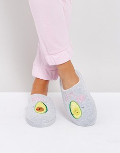 Слиперы ASOS NEVER LEAVE Avo-Cuddle - Серый