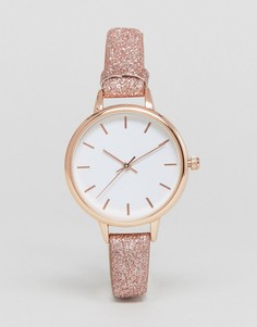 Часы с блестками New Look - Розовый