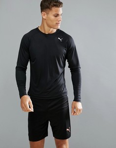 Черный лонгслив Puma Running 51501001 - Черный