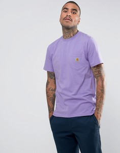 Фиолетовая футболка с карманом Carhartt WIP - Фиолетовый