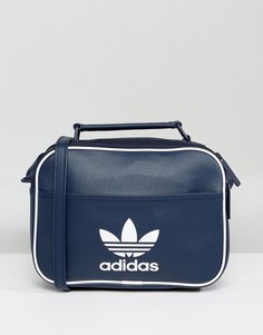 Темно-синяя маленькая сумка adidas Originals Airliner - Темно-синий