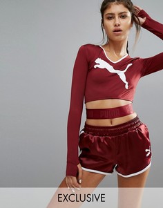 Кроп-топ Puma Active эксклюзивно для Asos - Темно-синий