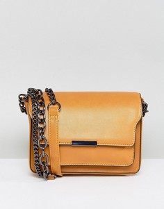 Сумка через плечо с ремешком-цепочкой New Look - Желтый