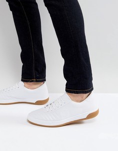 Белые кожаные кроссовки со стеганой отделкой Fred Perry B1 Sports Authentic - Белый