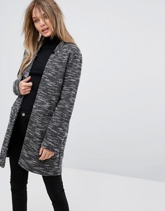 Пальто с начесом New Look - Серый