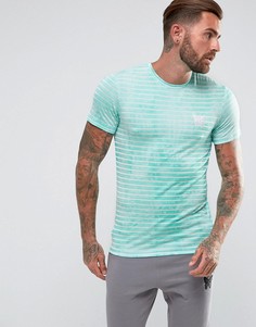 Обтягивающая футболка мятного цвета в полоску Good For Nothing - Зеленый