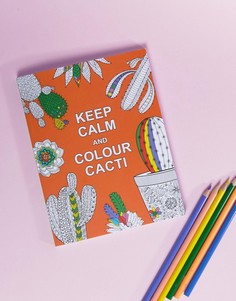 Раскраска Keep Calm and Colour Cacti - Мульти Books