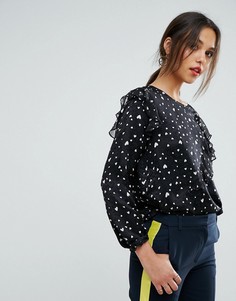 Топ с длинными рукавами Essentiel Antwerp Oki - Черный