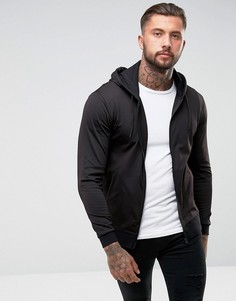Худи на молнии ASOS - Черный