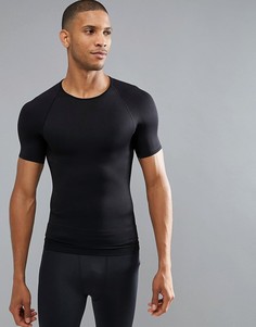 Черная обтягивающая футболка Spanx Performance - Черный